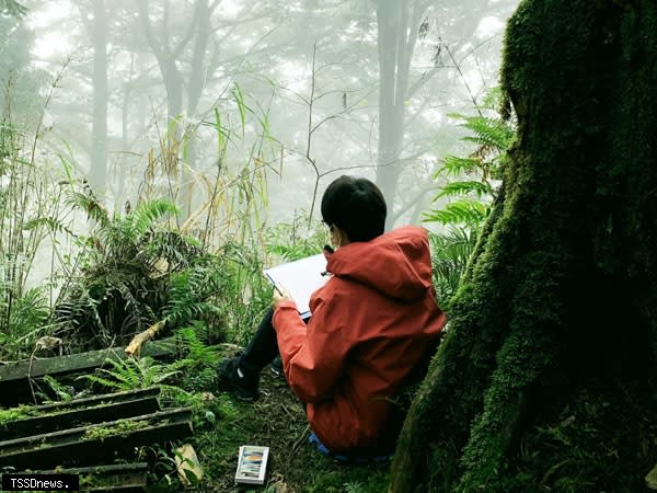 太平山國家森林遊樂區的翠峰湖環山步道「寂靜山徑」成為國際上認証，羅東自然教育中心五月十九日推出「玩聲音，聽世界-森林解憂一日之旅」，邀您一起享受大自然的寂靜。（圖：林業保育署宜蘭分署提供）