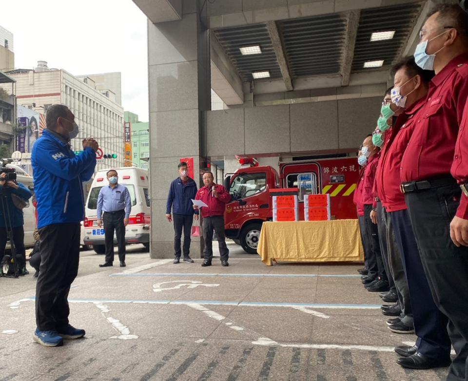 不管在面臨災害或疫情時，消防局都是民眾最安心的靠山。   圖：新北市消防局提供