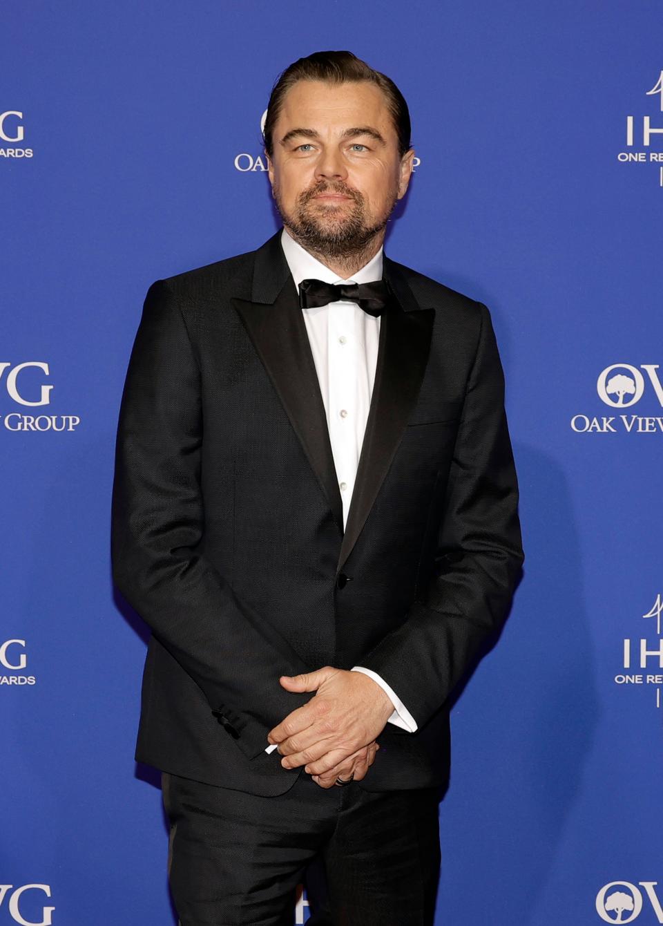 Leonardo DiCaprio attends the 2024 Palm Springs International Film Festival Film Awards.