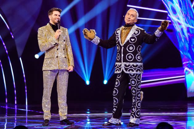 Bruno Tonioli was revealed as Pearly King (Photo: Kieron McCarron/ITV)