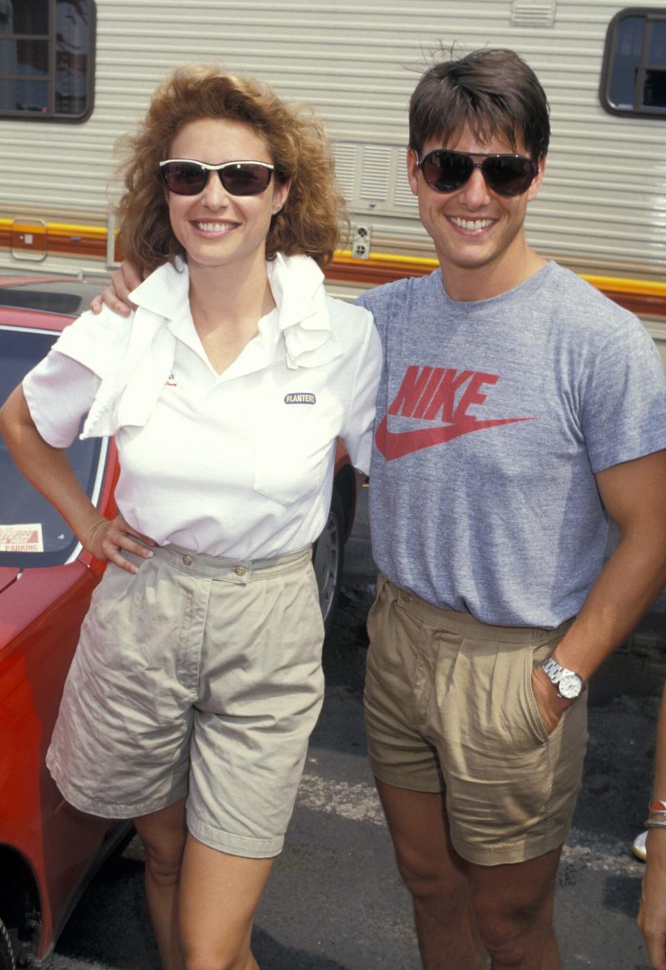 Tom Cruise and Mimi Rogers