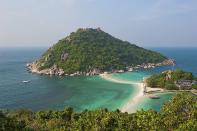 <strong>Koh Tao, Surat Thani Province, Thailand</strong><br><br>Drifting serenely in the Gulf of Thailand, the palm-fringed island of Ko Tao takes its name from the abundant sea turtles that reside on its shores. White sand beaches sheltered by steep hills – some only accessible with four-wheel drive vehicles – and 300 days of sun per year invite long afternoons of lounging.<br><br><a href="http://www.tripadvisor.in/Tourism-g303910-Koh_Tao_Surat_Thani_Province-Vacations.html" rel="nofollow noopener" target="_blank" data-ylk="slk:Plan your holiday;elm:context_link;itc:0;sec:content-canvas" class="link ">Plan your holiday</a> (TripAdvisor)