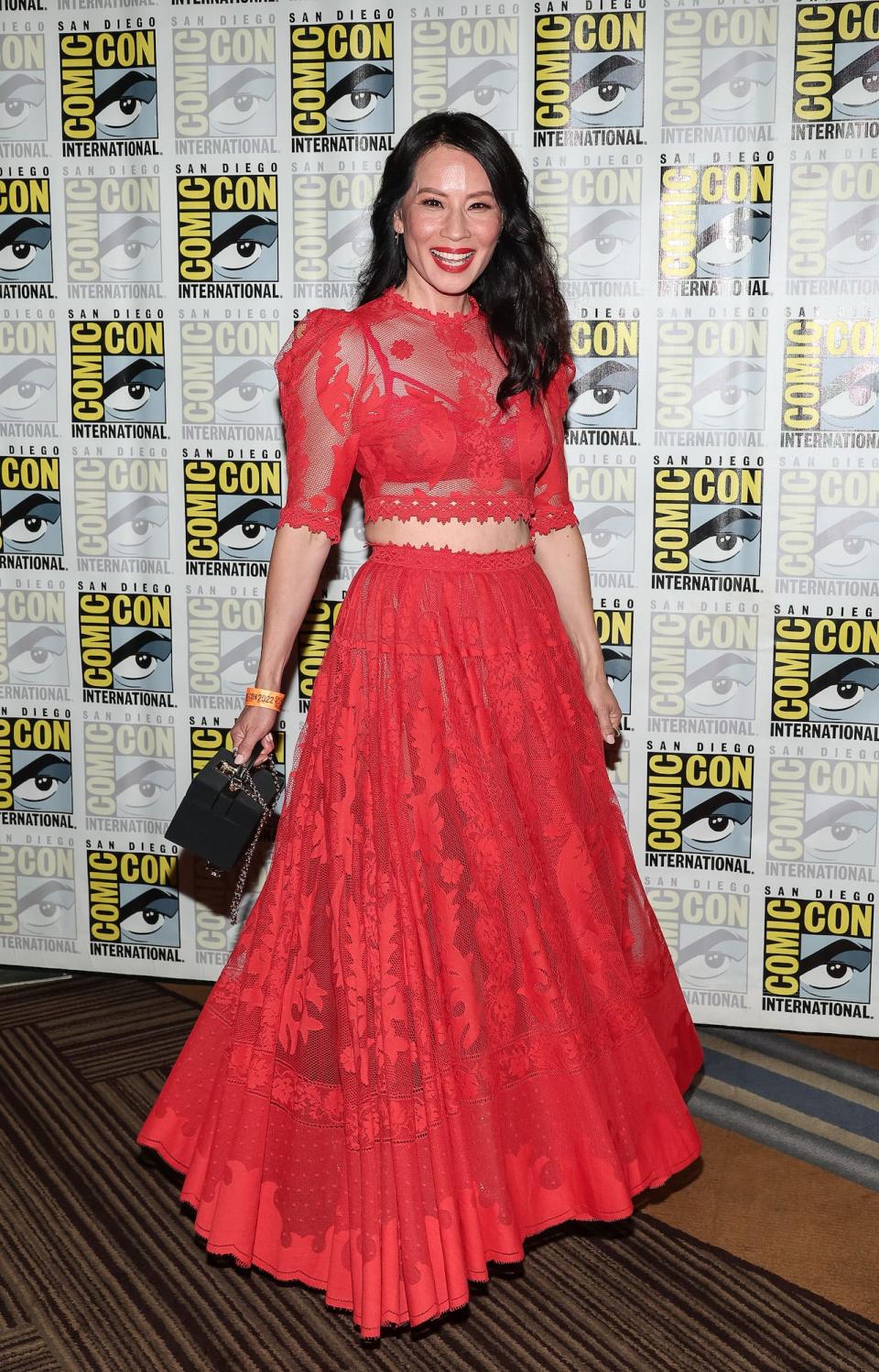 Lucy Liu at San Diego Comic Con on July 23, 2022.