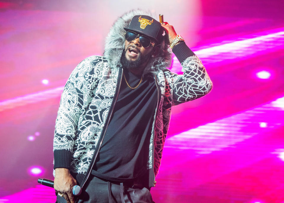 R. Kelly performs at Little Caesars Arena on Feb. 21, 2018, in Detroit, Mich. (Photo: Scott Legato/Getty Images)