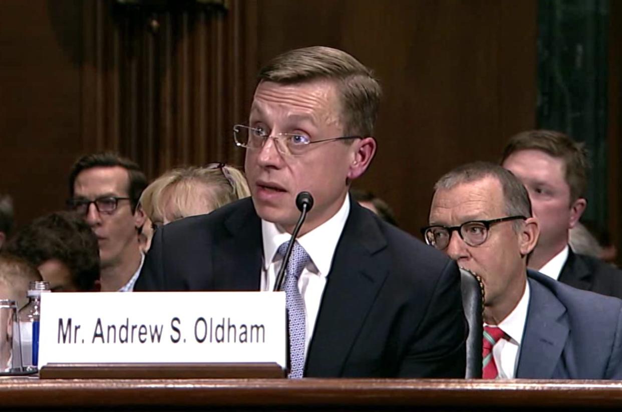 Andrew Oldham argued for gutting the Voting Rights Act. Now he's a federal judge.&nbsp; (Photo: CSPAN)