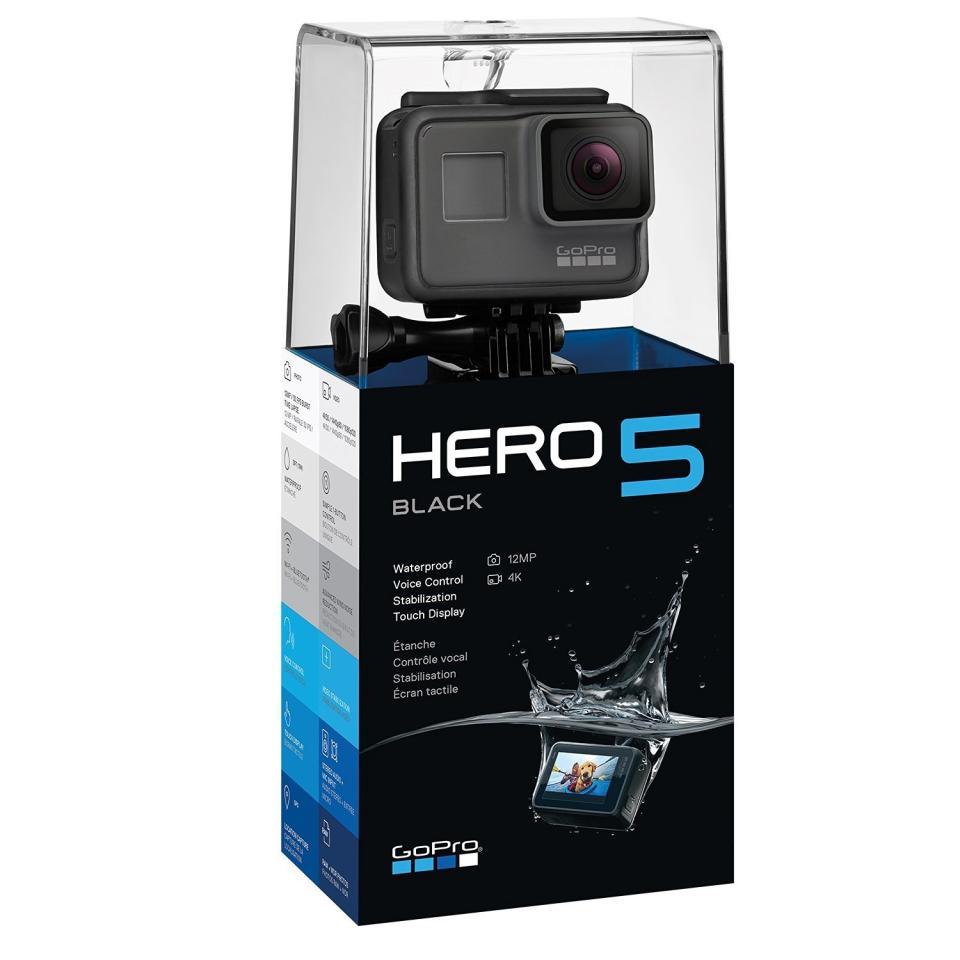 GoPro HERO5 Black,&nbsp;$399, <a href="https://www.amazon.com/GoPro-CHDHX-501-HERO5-Black/dp/B01M14ATO0/ref=sr_1_5?ie=UTF8&amp;qid=1480699335&amp;sr=8-5&amp;keywords=gopro+cameras" target="_blank">Amazon</a>
