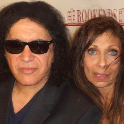 Josette with KISS frontman Gene Simmons. Source: Facebook