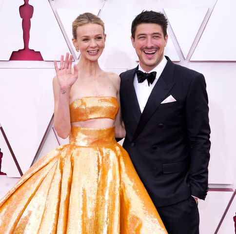 Chris Pizzello-Pool/Getty Carey Mulligan and husband Marcus Mumford at the Oscars