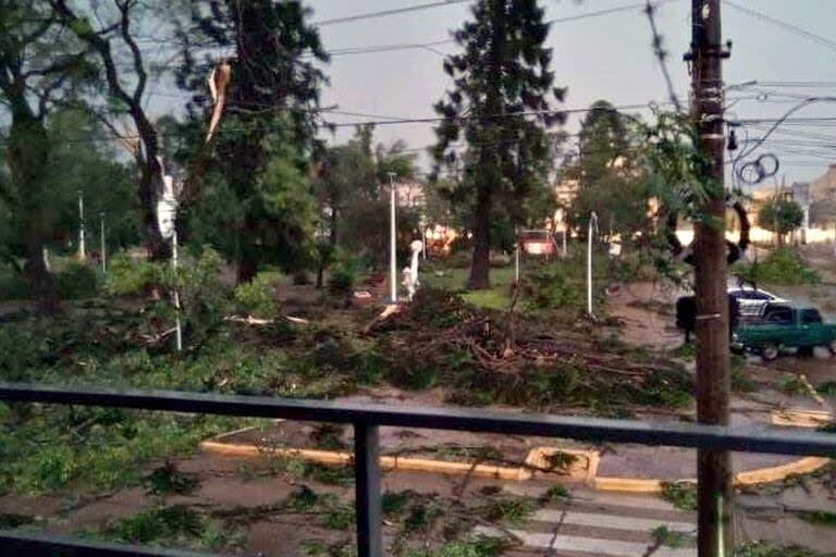 Un temporal provocó daños en Bella Vista, Corrientes