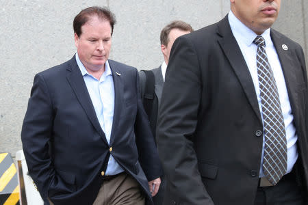 Stephen Calk, CEO of The Federal Bank of Chicago, leaves Manhattan Federal Court in New York, U.S., May 23, 2019. REUTERS/Shannon Stapleton