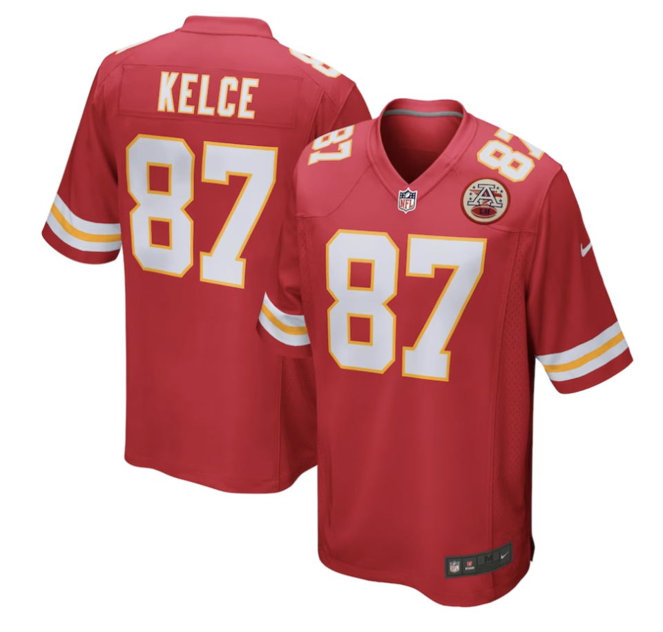 travis kelce jersey