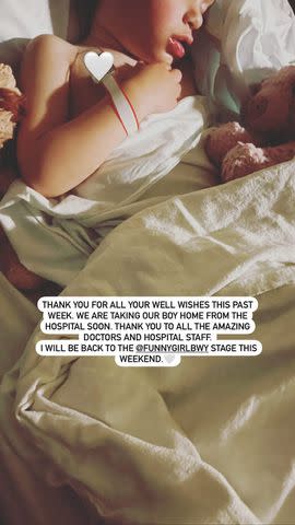 Lea Michele/instagram Lea Michele's son Ever has previously been hospitalized