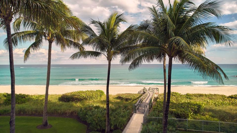 the boca raton resort's private beach club