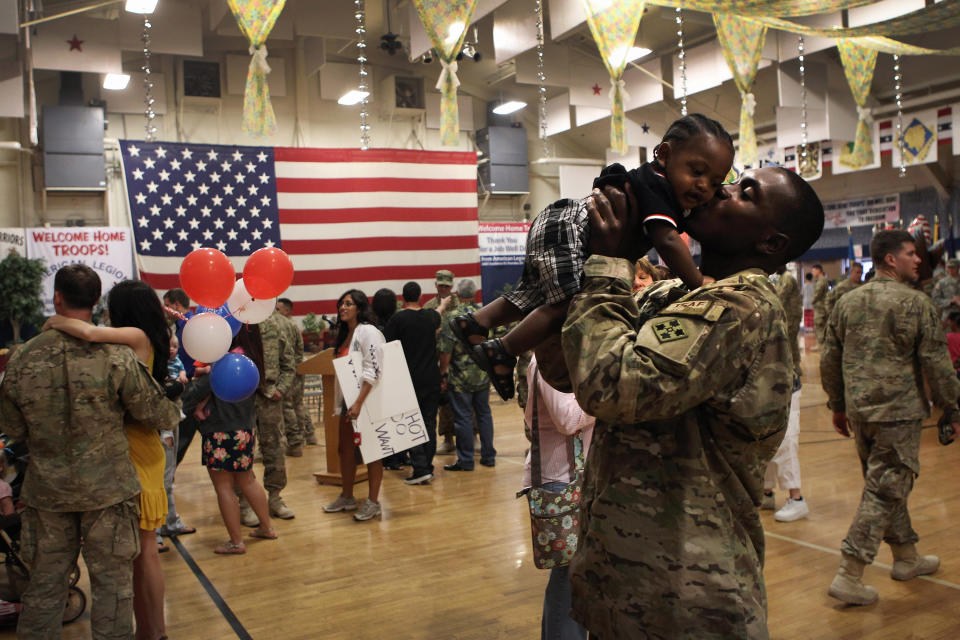 1st Brigade Combat Team Soldiers Return Home After Afghanistan Deployment