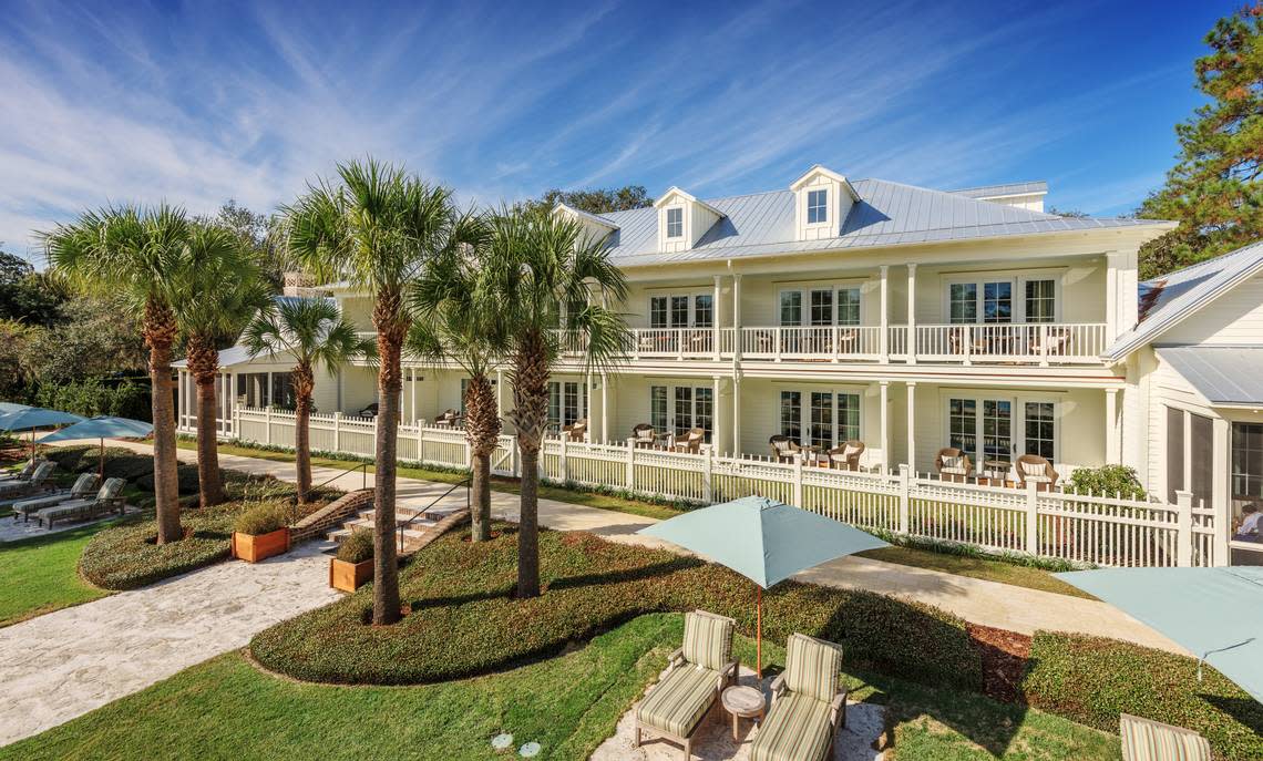 This handout photo shows Montage Palmetto Bluff’s May River Guest House.