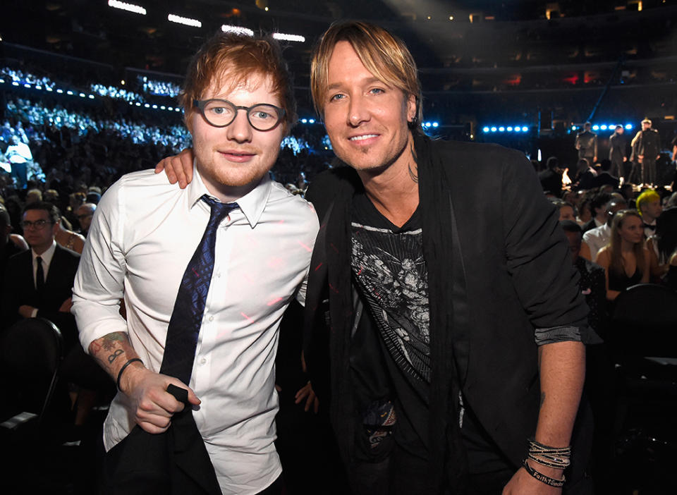 Ed Sheeran and Keith Urban