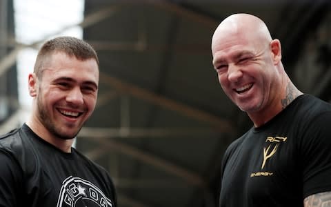 Dave Allen, Lucas Browne & Dereck Chisora Public Work-Outs - Credit: Action Images