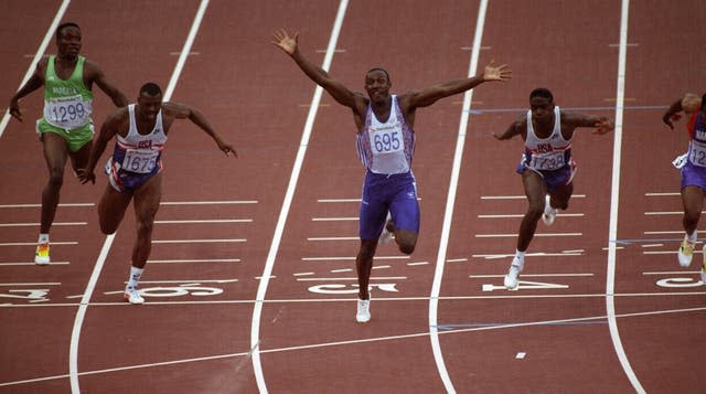 Linford Christie &#x002013; Men&#x002019;s 100m Final &#x002013; Barcelona Olympic Games 1992