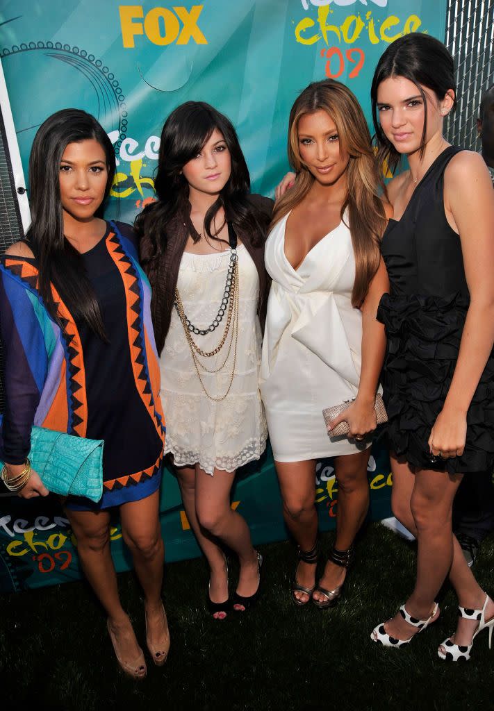 2009: Kourtney, Kylie, Kim and Kendall