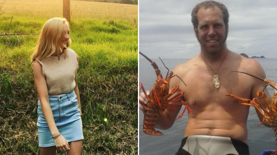 Pictured are Sydney teenager Winona Langford (left) and Whakatane tour guide Hayden Marshall-Inman (right) have been accounted for. Source: Facebook