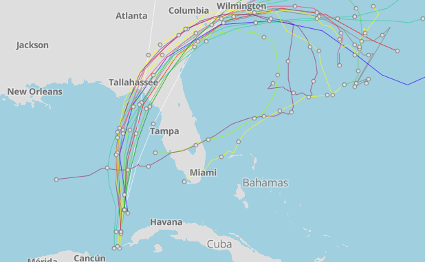 Will Hurricane Idalia make a look and head back to Florida? Latest spaghetti models 1:30 p.m. Aug. 29, 2023.