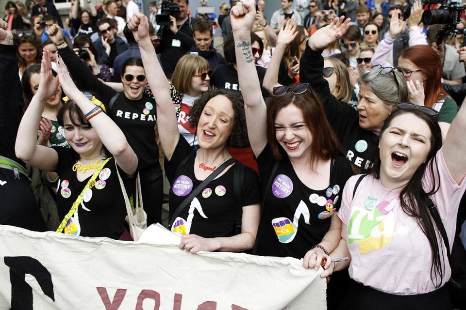 Irish abortion referendum: 66.4% win for Repeal marks 'the day Ireland stepped out from under the last of our shadows', Leo Varadkar says