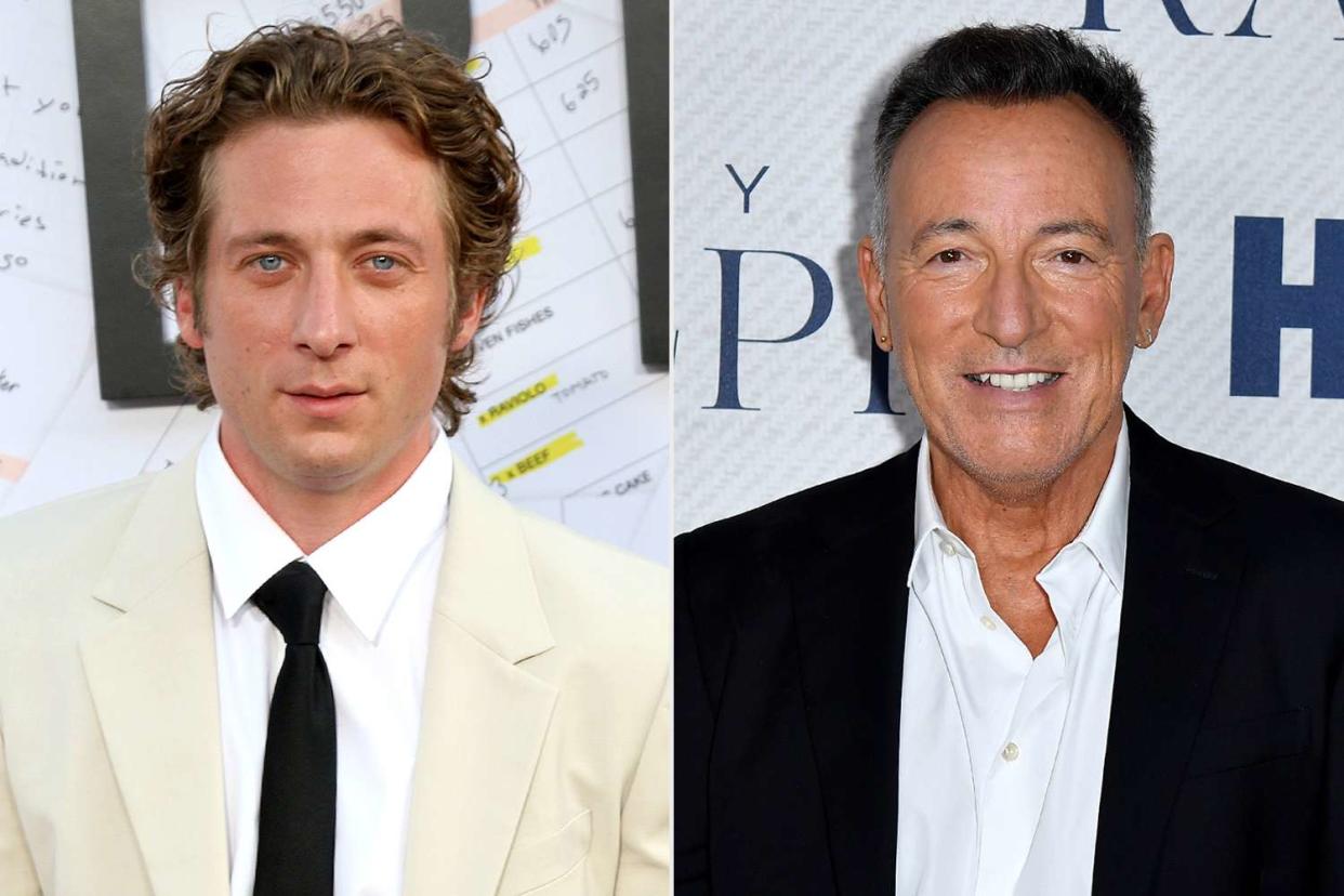 <p>Kay Blake/ZUMA Press Wire/Shutterstock; ANGELA WEISS/AFP via Getty</p> (L) Jeremy Allen White and Bruce Springsteen