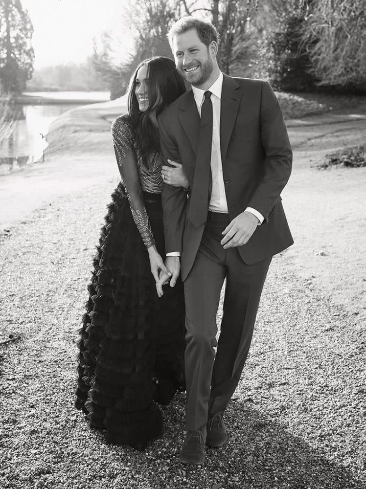 Meghan Markle and Prince Harry's engagement photos at Frogmore House | Alexi Lubomirski/Kensington Palace Twitter