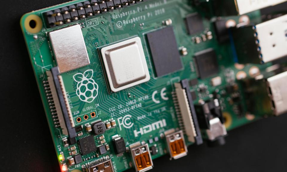 <span>Raspberry Pi sells low-cost computers aimed at helping children learn about computing.</span><span>Photograph: mediasculp/Alamy</span>