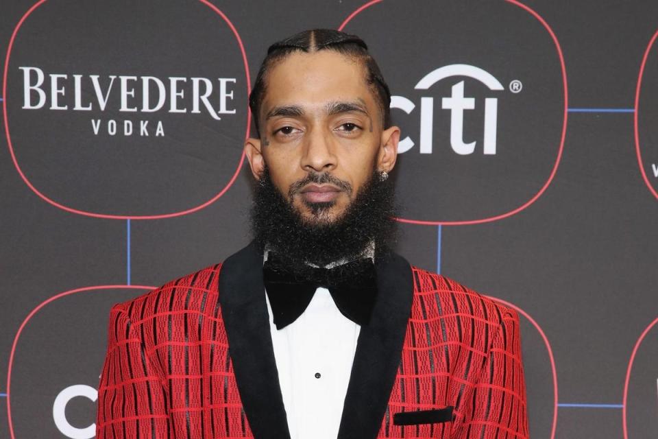 Rapper Nipsey Hussle was posthumously honoured with a star on the Hollywood Walk of Fame (Getty Images for Warner Music)