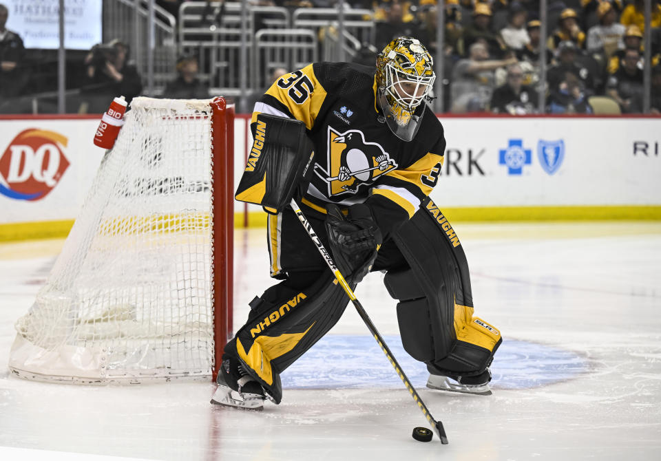 The Penguins paid up to keep Tristan Jarry in Pittsburgh. (Photo by Jeanine Leech/Icon Sportswire via Getty Images)