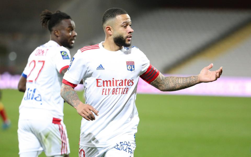 Memphis Depay is thriving at Lyon - GETTY IMAGES