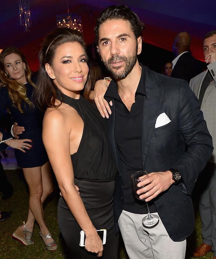 Eva Longoria and José Antonio Bastón. Photo: Getty Images.