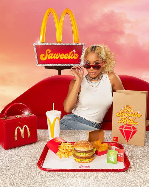 Saweetie for McDonalds - Credit: Courtesy of McDonalds