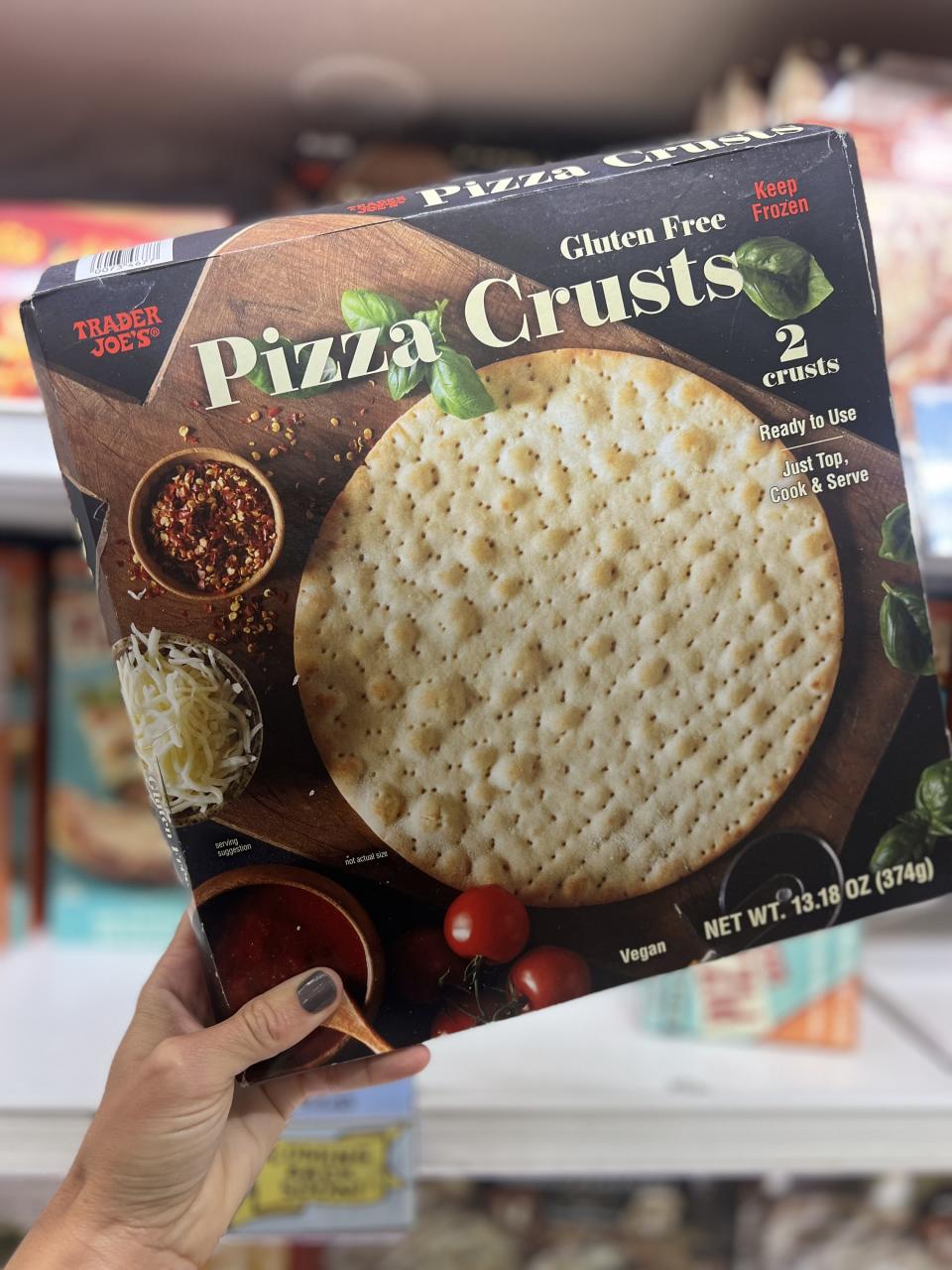 Frozen Gluten-Free Pizza Crust