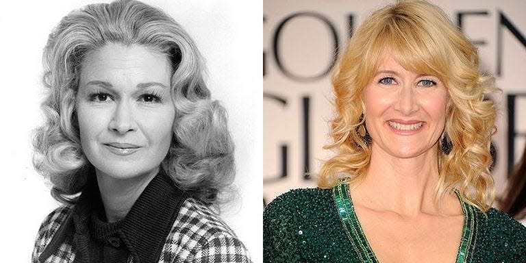 <p>Diane Ladd had been an established actress since the '50s, but at 40 she landed one of her most acclaimed parts in <em>Alice Doesn't Live Here Anymore</em>. You could say the same happened to her daughter, Laura Dern, who rose to fame with roles in films like <em>Jurassic Park </em>and <em>Blue Velvet </em>in the '80s, but won an Oscar for Best Supporting Actress at the age of 45.</p>