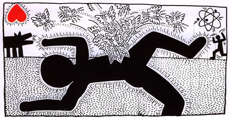 Keith Haring, "Death"