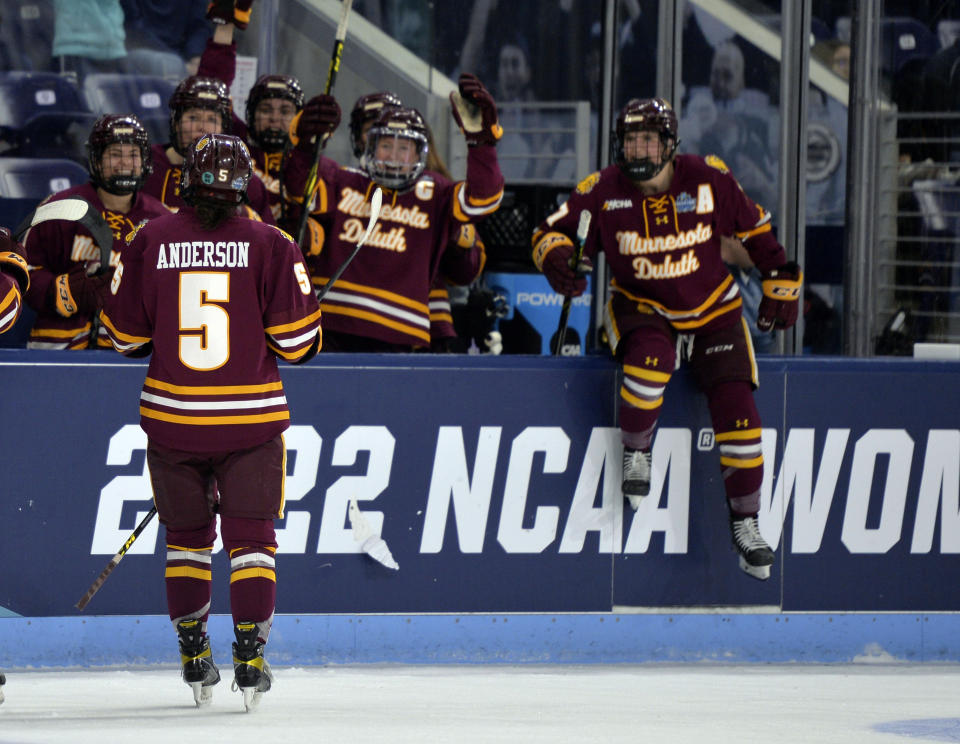 Ohio State, Minn. Duluth advance to Frozen Four title game