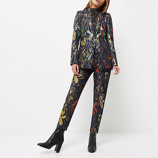 Metallic Jacquard Suit