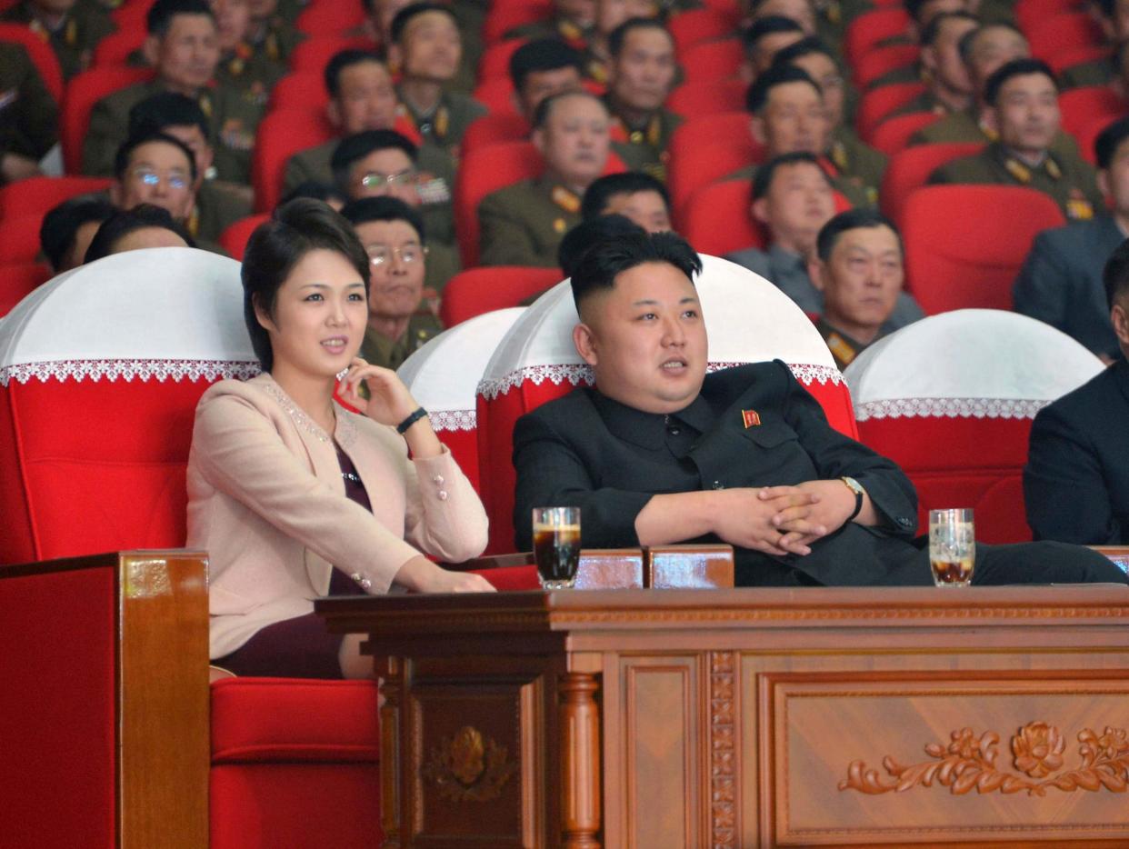 Kim Jong Un, wife Ri Sol Ju