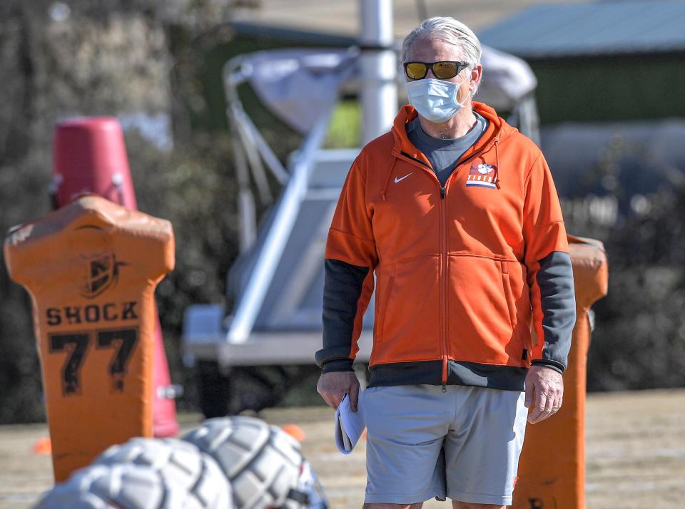 OU football coach Brent Venables announced two key hires Friday — including defensive coordinator Ted Roof (above) — and announced the retention of four coaches.