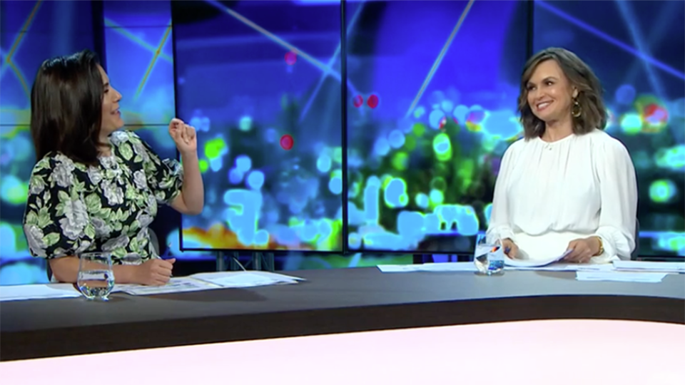 Lisa Wilkinson Jan Fran joke about Prince Andrew on The Project after Harry and Meghan's baby news