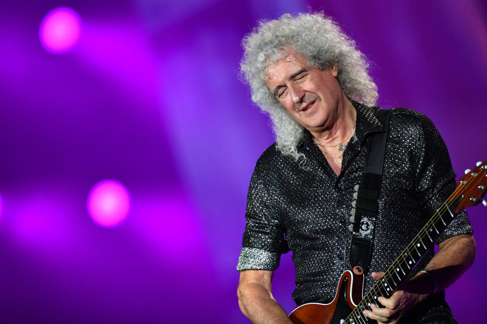 Brian May isn't impressed with anti-vaxxers. (Getty)