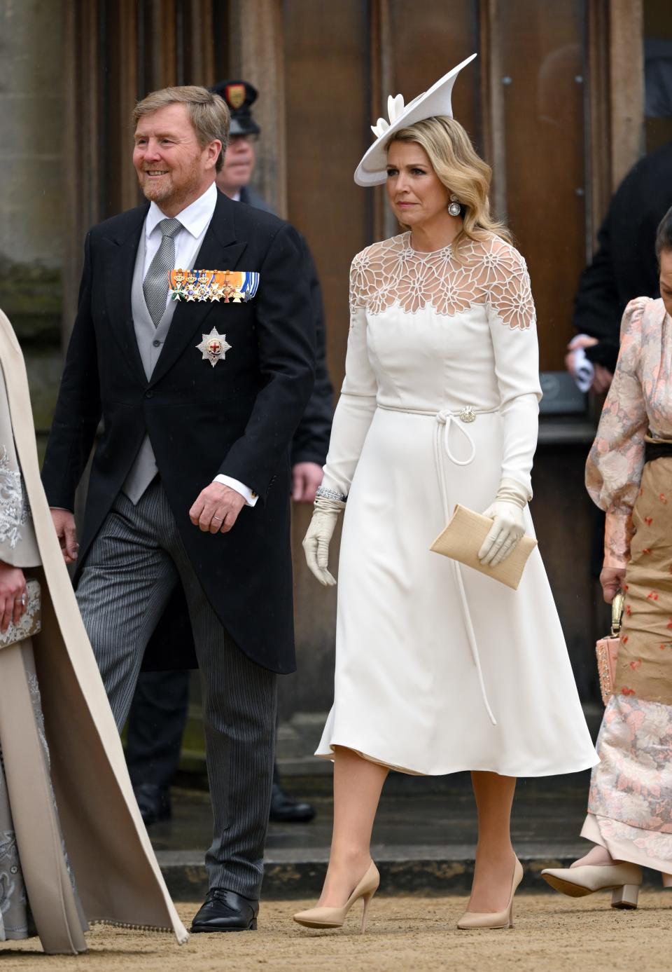 Queen Maxima and King Willem-Alexander of the Netherlands attend King Charles' and Queen Camilla's coronation on May 6, 2023.