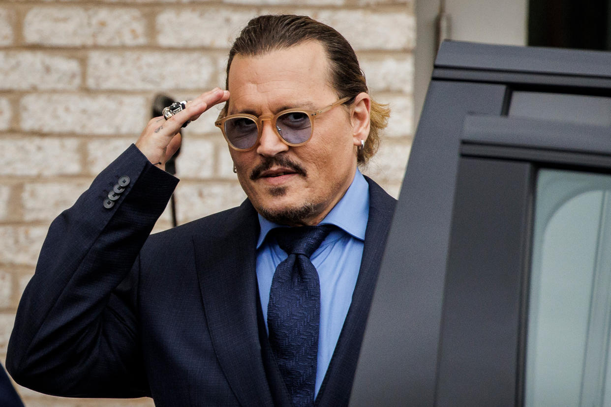 Johnny Depp v. Amber Heard Trial - Credit: Samuel Corum/Sipa USA/AP