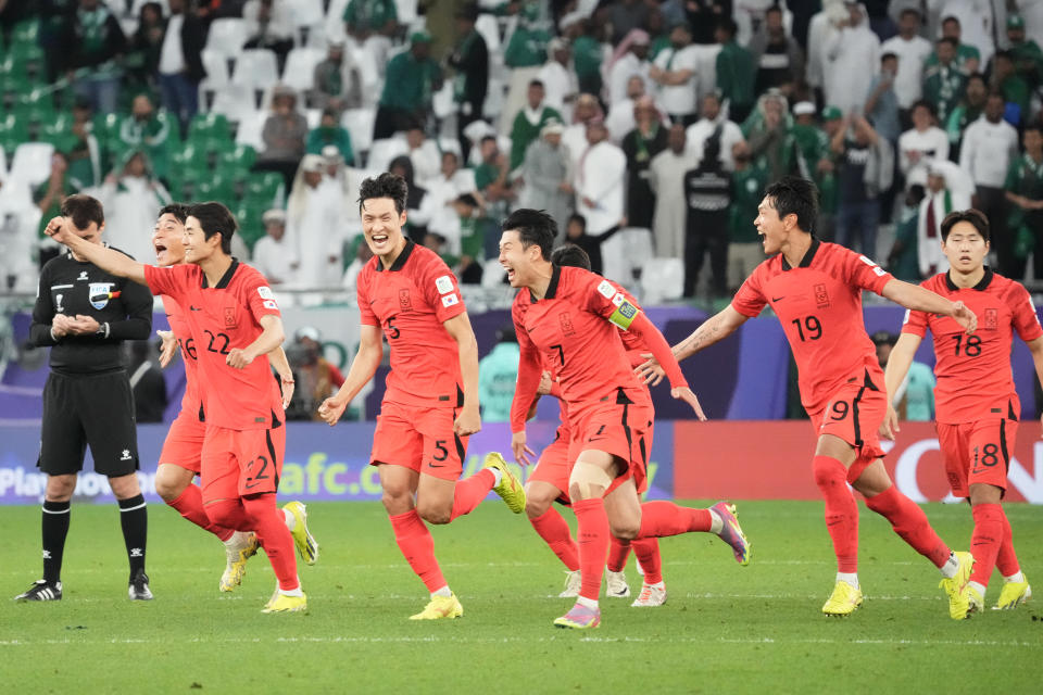亞洲盃16強　南韓互射12碼淘汰沙特阿拉伯