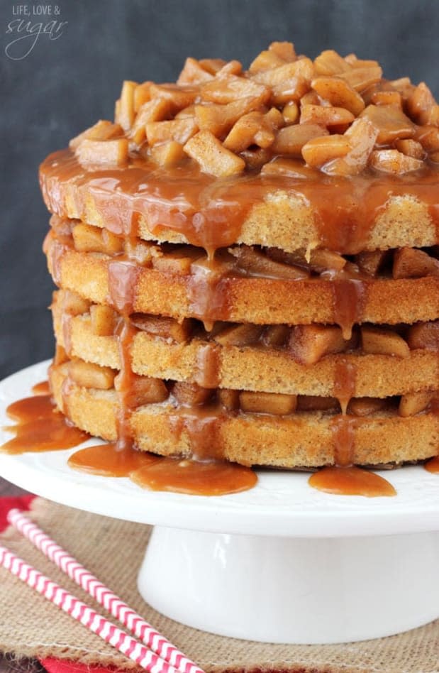 <p><a href="https://www.lifeloveandsugar.com/caramel-apple-layer-cake/" rel="nofollow noopener" target="_blank" data-ylk="slk:Life Love and Sugar;elm:context_link;itc:0;sec:content-canvas" class="link ">Life Love and Sugar</a></p>