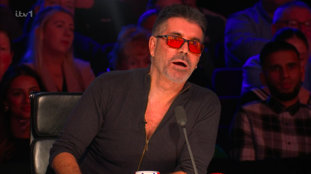 Britain's Got Talent boss and panelist Simon Cowell. (ITV screenshot)