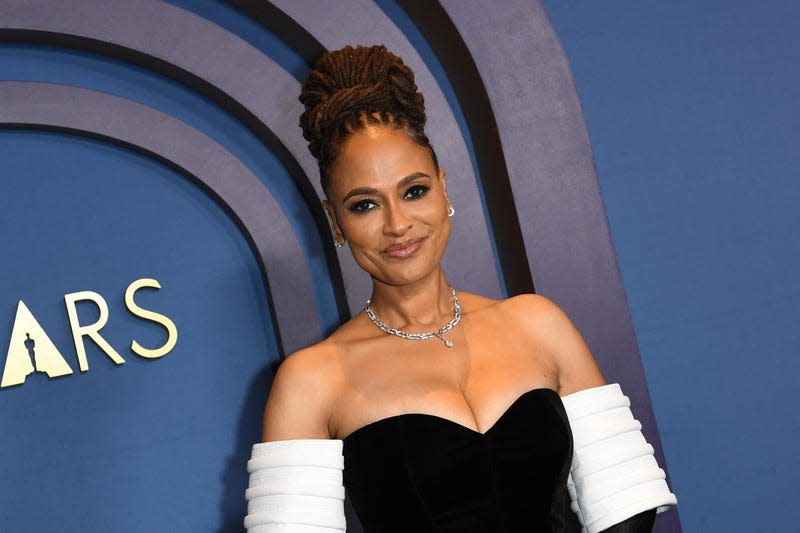 Ava DuVernay arrives for the Academy of Motion Picture Arts and Sciences’ 14th Annual Governors Awards at the Ray Dolby Ballroom in Los Angeles on January 9, 2024.