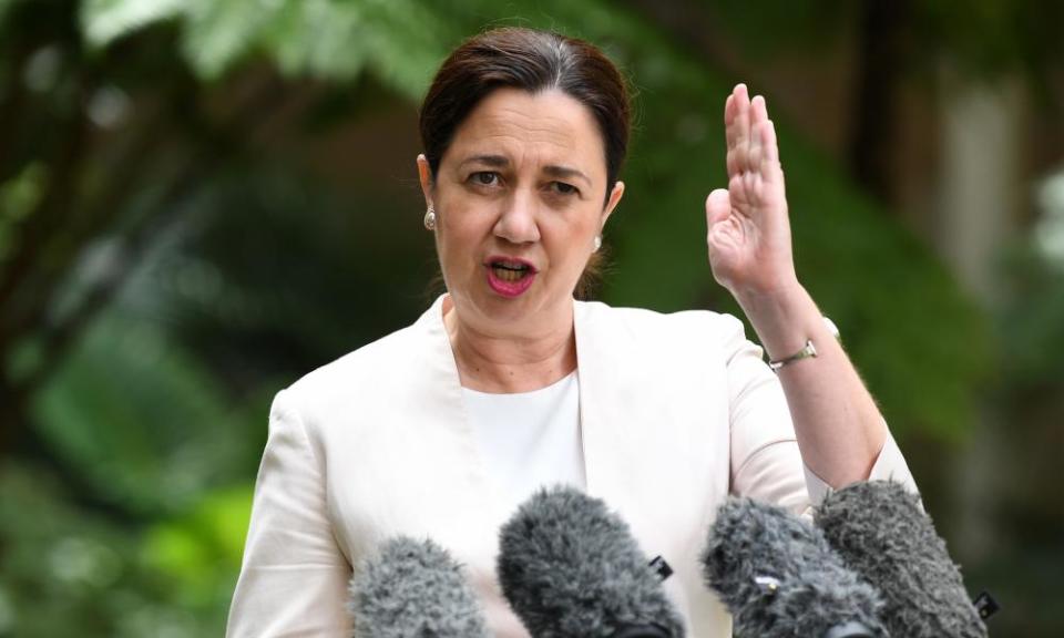 Queensland premier Annastacia Palaszczuk